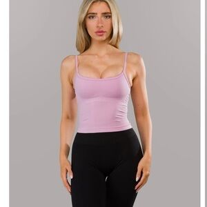 Alphalete Light Pink Push Tank Top - NEW - Large